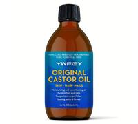 TEMU Aceite de Ricino Prensado en Frío de 300ml para Cabello, Cejas y Pestañas, Piel y Rostro Más Suaves en Botella de Vidrio