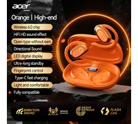 TEMU Acer Nuevos y Originales Auriculares Inalámbricos de Oído Abierto, Diseño Deportivo de Conducción de Aire Sin In-Ear con Batería Grande y Larga Duración en