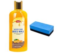 TEMU Acondicionador y abrillantador de muebles con cera de abejas, 8.62 oz, de abejas y los pisos de madera