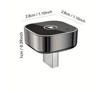 TEMU Adaptador CarPlay - , cableado a inalámbrico, USB, con Wi-Fi, control de botones, compatible con for iphone y Auto, sin batería.