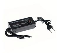 TEMU Adaptador de Corriente Ajustable de Resistencia 3V-12V 5A o 3V-24V 2A con Pantalla de Voltaje y , , Protección contra Sobrecorriente/OVP/SCP, Convertidor para Motores, Uso en UE 100-240VAC