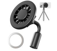 TEMU Adaptador de Magnético Compatible con Modelos de iPhone 16, 15, 14, 13, 12, Así Como los Smartphones con Orificio de de 1/4" para Uso con Trípodes, Cámaras, Selfie Sticks y Ring Lights.