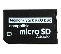 TEMU Adaptador de memoria Stick Pro Duo, para tarjetas Micro SD/Micro TF, para Sony PSP, PlayStation Portable, cámara, , PDA.