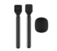TEMU Adaptador de micrófono multifunción portátil, empuñadura para micrófono inalámbrico, adaptador de montaje manual para micrófono inalámbrico, adaptador de inalámbrica, compatible con DJI Mic 1/2 y