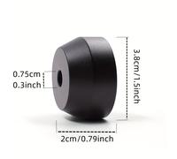 TEMU Adaptador de para tocadiscos de vinilo de 7 pulgadas | Aluminio , compatible con accesorios para turntables, negro/plateado, no requiere electricidad