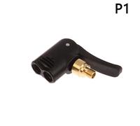 TEMU Adaptador de válvula Schrader/ desinflado, boquilla de bomba de aire portátil de metal, manguera de inflado de neumáticos, conector de bomba inflable