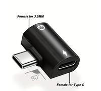 TEMU Adaptador -en-1 de Fábrica para Mini DAC de Decodificación Digital 3.5mm+TypeC para Convertir Auriculares Digitales para Escuchar y Controlar