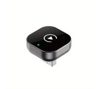 TEMU Adaptador inalámbrico para Carplay para for iphone y para versión iOS 10 o Adaptador Auto con interfaz USB C, sin batería