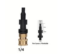 TEMU Adaptador para Lavadora de Presión con Conexión Rápida de 1/4" para Pistola de Agua, Compatible con Kärcher, Lavor y Bosch - Ideal para de Autos