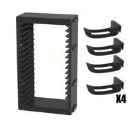 TEMU Adecuado para PS5/NS Switch/: de almacenamiento y estantes para tarjetas, organizadores de juegos, ganchos para mandos e accesorios - Material ABS, ¡Regalo para Navidad!