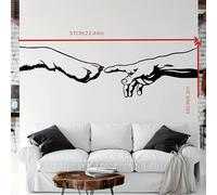 TEMU Adhesivo de pared con manos y patas, para papás de perros. Esta de vinilo añade un encantador a cualquier baño o de pared