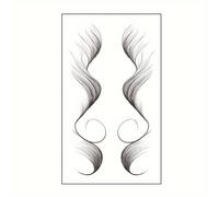 TEMU adhesivo, línea de cabello, flequillo , hermoso, resistente , , desarrollo rápido del color