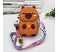 TEMU Adorable pequeño de silicona con diseño de de dibujos animados, para como bandolera y billetera para