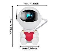 TEMU Adorable Proyector de Luces con Diseño Exquisito para Dormitorio y , USB y Operación , Regalo Ideal para San Valentín, Navidad y