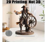 TEMU Adorno de Escritorio Acrílico con de en 2D - Tablero Náutico de Exhibición de 5-2"-x-7" - Adecuado para Hogar, Oficina y Espacios Costeros - Regalo Ideal para Amantes de la