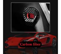 TEMU Adorno para salpicadero de coche, botón de encendido y apagado del motor, cubierta decorativa, accesorios para automóviles, botón de empuje con cubierta pegajosa, sin batería.