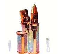 TEMU Afeitadora Eléctrica Multiusos para Mujer, Recortadora de Cejas para Uso Corporal Completo, Depiladora Automática para Axilas, Relleno de Cejas, Raspador Seguro para Recortar de Piernas