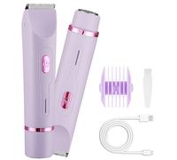 TEMU Afeitadora Eléctrica para Mujer, con Recortadora de Bikini de Cabezal, Diseñada para Eliminar el Corporal y Facial, Ideal para Usar en el Área del Bikini, Axilas, Piernas, Brazos, Cuerpo y Cara