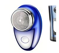 TEMU Afeitadora rotativa USB recargable para hombre, con cuerpo de acero inoxidable para un afeitado , ideal para viajes y un gran regalo para para papás y