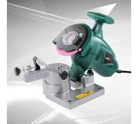 TEMU Afilador de Cadena Eléctrico con Cable de 250W, Máquina de Afilar Cadenas 100x10x3.2, Mesa de Soporte Portátil con Ajuste de Posición de Cadena, 220~240V 50/60Hz Enchufe EU