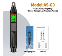 TEMU Aicevoos Detector de Fugas de Gas Combustible con Pantalla Digital, Alarma de Sensibilidad para Gas Inflamable, Probador de , Detector de con Prompts y Visuales los Inflamables