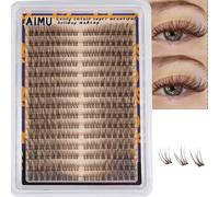 TEMU AIMU 15 Filas 270 Piezas Pestañas Marrones Naturales Extensiones de Pestañas Curl C Pestañas Individuales para un Look de Extensiones Naturales