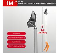 TEMU AIRAJ 1pc Tijeras de de de 1m a con Varillas Telescópicas de Acero Inoxidable para Frutas, Latas de Manzanas y Tijeras Especializadas