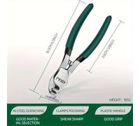 TEMU AIRAJ Corta Cables de 6 Pulgadas de Resistencia: Corta, Mango Antideslizante, Alicates y Tijeras Duraderas