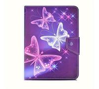 TEMU ajustable para tablet con cierre magnético - Carcasa de piel sintética duradera con soporte tipo folio y bandas elásticas, compatible con tabletas for , iOS y Windows de 9,6 ,5 pulgadas