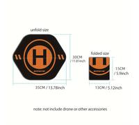 TEMU Alfombra de aterrizaje de cara de 35 cm para DJI NEO / 2 / Mini 4 Pro /