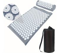 TEMU Alfombra de Yoga de Acupuntura, Alfombra de Masaje de Acupresión, Alternativa de Masaje de Puntos de Acupuntura para Relajación y Ejercicio, Similar a la Relajación de Acupuntura