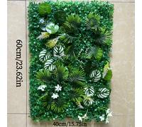 TEMU Alfombra decorativa de césped sintético de 40X60 cm para colgar en la pared, tapete de hojas de eucalipto para decoración de fiestas en el hogar y el jardín