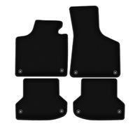 TEMU Alfombras de piso de terciopelo negro para: Audi A3 8P Hatchback, , (2003-2011)