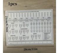 TEMU Alfombrilla de Práctica para Uñas en Silicona con Guía Aplicación Líquida - Sin Alcohol, Tapete Profesional Entrenamiento Manicura Diseño y , Tabla Secado Duradera, Kit Herramienta