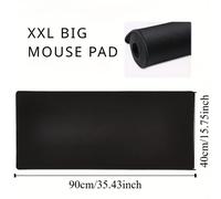 TEMU Alfombrilla de ratón extragrande para gaming con bordes cosidos - Base de goma pesada, tapete de escritorio extendido profesional antideslizante, para PC, oficina y gaming -