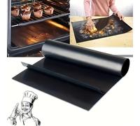 TEMU Alfombrilla para Horno Reutilizable Antiadherente - Revestimiento para Hornear Resistente al para Tostadoras, Hornos de Gas y Eléctricos, Parrillas - para Barbacoas y Cocina al Aire , 1pc, Ideal