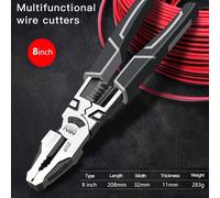 TEMU Alicates de Cobre de Grado Industrial AIRAJ - Duraderos, Ahorradores de Trabajo, Herramienta Manual de Mordaza Flexible para y Corte de Precisión, Mango Ergonómico para Agarre , Herramienta