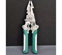 TEMU Alicates Multifuncionales para Pelar Cables, Diseño Plegable para Electricidad, Fontanería, Crimpado, Corte y Torsión, Herramienta de Metal Duradera para Múltiples