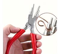 TEMU Alicates para Joyería de Acero al Carbono de 6 Pulgadas - Redonda y de Aguja para Anillos, Bucle de Alambre y Fabricación de Anillas, de Acero Inoxidable 304, Herramienta Manual