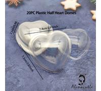TEMU Alinacraft 20pcs de Regalo de Plástico Transparente con Forma de y Media para Empaquetado de Regalos para de San Valentín, Tarjetas Hechas a , Regalos de Festival - Alinacutle