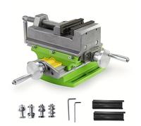 TEMU Allsome BG-6368 Tornillo de deslizante cruzado de 3 pulgadas con deslizador compuesto, ideal para operaciones de fresado y taladrado