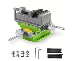 TEMU Allsome BG-6368 Tornillo de deslizante cruzado de 3 pulgadas con deslizador compuesto, ideal para operaciones de fresado y taladrado