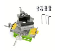 TEMU Allsome Morsa de Precisión para Fresado y Perforación con Base , de Aleación de Aluminio, Diseñada como una Mesa de Trabajo Compuesta