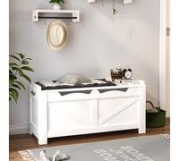 TEMU Almacenaje, Zapatero de Entrada, Puff Almacenaje, fácil de , Capacidad, para Entrada de Asiento, para Pasillo, Dormitorio, salón, 40 x 100 x 48 cm, Marrón,