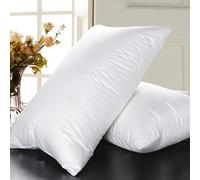 TEMU Almohada de hotel rellena de plumas y plumón, ideal para el hogar, que una de sueño como una para un descanso