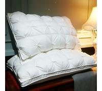 TEMU Almohada de lujo 3D de 2 piezas, calidad hotel estrellas, soporte cervical para un , para todas