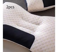 TEMU Almohada ergonómica diseñada para un , ideal para que duermen de , o abajo. Es lavable a máquina, fabricada con un de poliéster duradero, para todas las y con una de poliéster hipoalergénica.