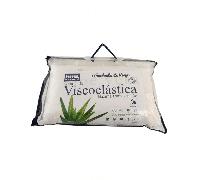 TEMU Almohada viscoelástica Aloe Vera para viaje 40X10X25CM