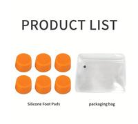 TEMU Almohadillas de silicona para del dron DJI Avata2, protección inferior, accesorios para dron DJI, 6 unidades