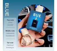 TEMU Ambientador de Coche de Larga Duración con Aceites Esenciales - Naturales de Limón, Jengibre y - Ambientador para Interior de Vehículo, Decorativa para Automóvil